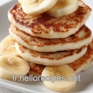 Recette Pancakes Banane Facile: Un Goût d'Enfance ! Fiche recette