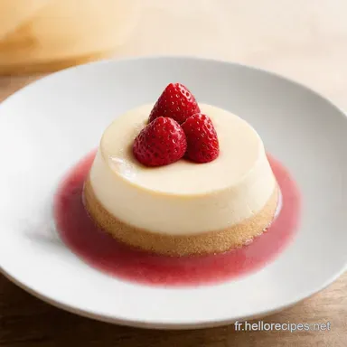 Panna Cotta Printani&egrave;re &agrave; la Noix Douceur CocoFraise Fiche recette
