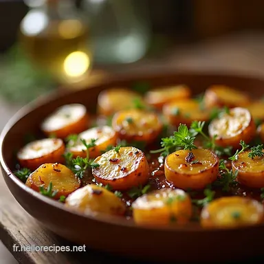 Patates Douces Sautées aux Oignons Ail et Thym Recette Facile Fiche recette