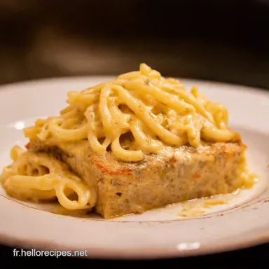 P&acirc;t&eacute; Carbonara Cr&egrave;me Fra&icirc;che Mon Secret Italien Fiche recette