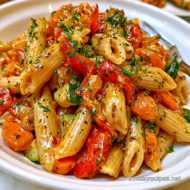 P&acirc;tes Aux L&eacute;gumes pour 4 Personnes Fiche recette