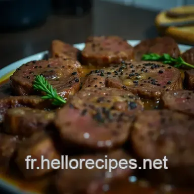 Délicieux pavé de rumsteak à la Parisienne : Recette Simple et Savoureuse Fiche recette