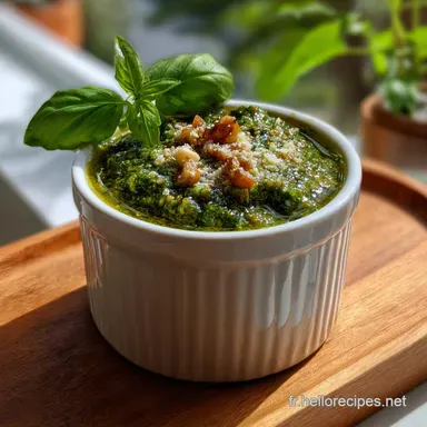 Pesto Vegan Au Persil Et Basilic: L'&Eacute;mulsion Parfaite