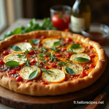 La Vraie Pissaladière Niçoise Oignons Confits Authentiques Fiche recette