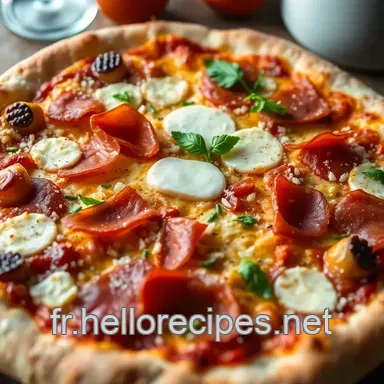 Ma pizza jambon fromage : Une recette facile et irrésistible à partager Fiche recette