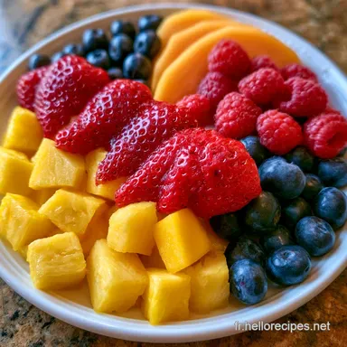 Plateau De Fruits Frais pour 9 Personnes Fiche recette