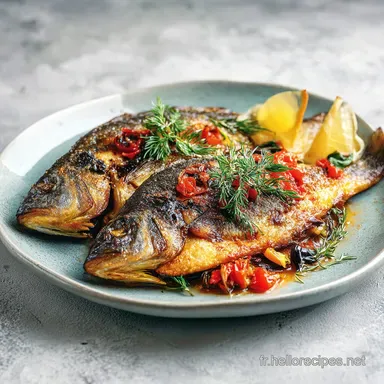 Poisson au Four: Filets R&ocirc;tis pour 4 Portions Fiche recette