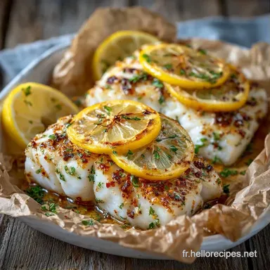Poisson en Papillote Grill&eacute; en 35 Min Fiche recette