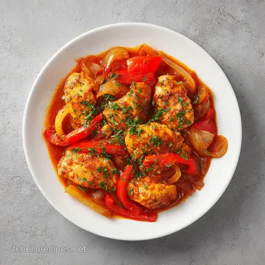Poulet Basquaise : Recette Traditionnelle pour 4 personnes Fiche recette