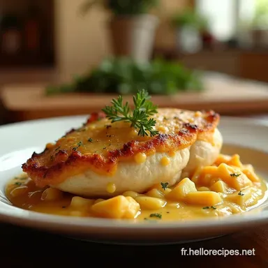 Poulet Cr&eacute;meux au Parmesan Facile Le D&eacute;lice Fran&ccedil;ais Fiche recette