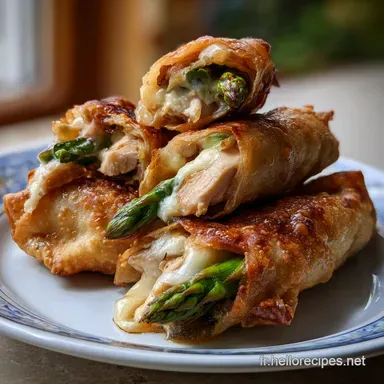 Poulet farci aux asperges : La Roulade de Printemps au Gruy&egrave;re Fiche recette
