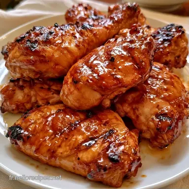 Poulet Grill&eacute; Sauce Soja pour 4 Personnes Fiche recette