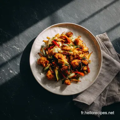 Plat Sain D&eacute;licieux et Nutritif au Poulet Fiche recette
