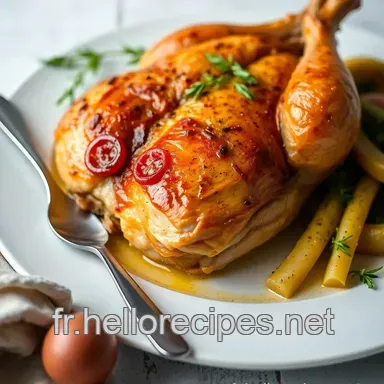 Poulet Rôti Facile: Ma Recette Inratable et Gourmande! Fiche recette
