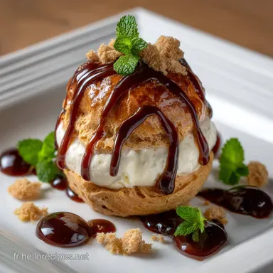 Choux &agrave; la cr&egrave;me Profiteroles : Ma&icirc;trisez la P&acirc;te &agrave; Choux et le Coulis Intense Fiche recette