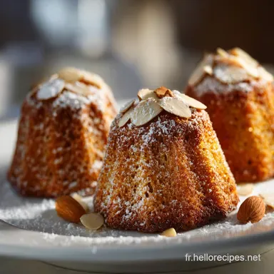 Pyramides aux amandes G&acirc;teaux secs orientaux ultra moelleux Fiche recette