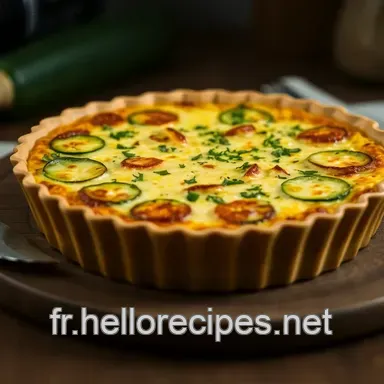 Quiche à la Courgette : Mon Secret pour un Goût Inoubliable! Fiche recette
