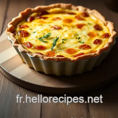 Quiche au Fromage : La Recette Facile Incontournable pour Tous Fiche recette