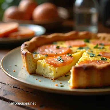 Quiche au Saumon et Boursin Le Brunch Parisien Facile Fiche recette
