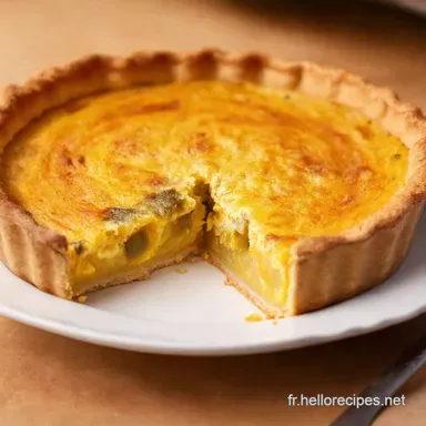 Recette Quiche Poireaux Facile Le Go&ucirc;t de lAuthentique Fiche recette