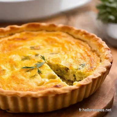 Quiche aux Poireaux Facile Le Go&ucirc;t de la France &agrave; la Maison Fiche recette