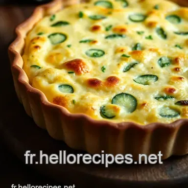 Ma délicieuse quiche courgette chèvre : un incontournable de la cuisine provençale Fiche recette