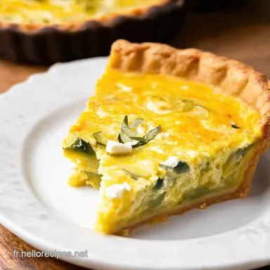 Quiche Courgette Feta Facile La Recette Ensoleillée Fiche recette