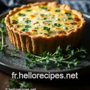 La délicieuse quiche épinard chèvre : facile et crémeuse à souhait Fiche recette