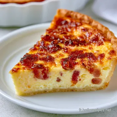 Quiche Lorraine: &Eacute;paisse et Moelleuse Fiche recette