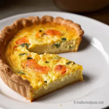 Quiche au Saumon Sans P&acirc;te Super Facile et D&eacute;licieuse