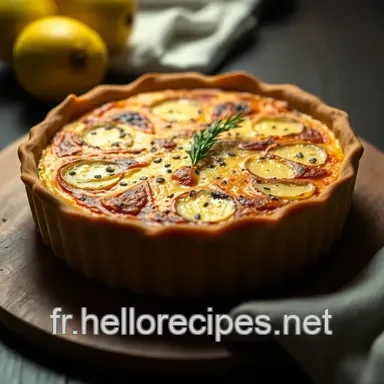 Quiche Thon Poireaux: Parisian Charm in Every Bite! Fiche recette