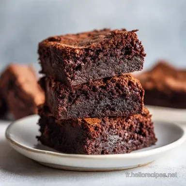 Brownies Chocolat Fondant : Recette pour 16 Gourmands Fiche recette