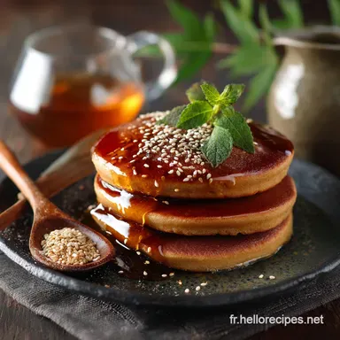 Dorayaki au miel et Anko Recette japonaise facile et ultramoelleuse Fiche recette