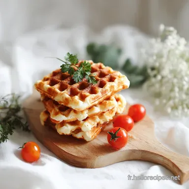 Recette Gaufre Sal&eacute;e : Id&eacute;e Ap&eacute;ritif Facile Fiche recette