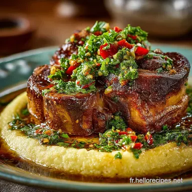 Osso Buco &agrave; la Milanaise Le Classique Tendre Couronn&eacute; de Gremolata Fiche recette