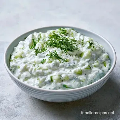 Recette Tzatziki Rapide en 10 Minutes Fiche recette