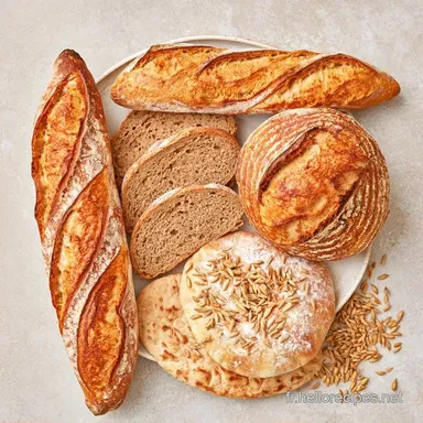 32 Recettes de Pain Maison : Complet, Baguette & Naan