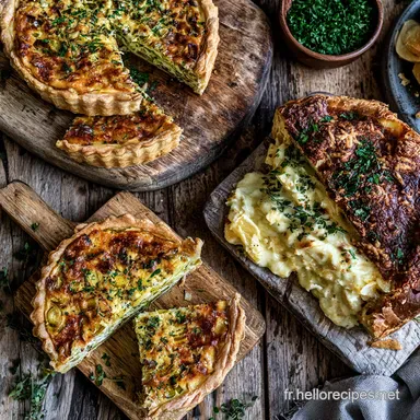 Recettes de tartes sal&eacute;es et cakes pour le d&icirc;ner