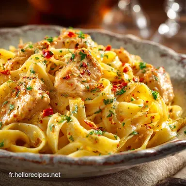 Rechta alg&eacute;roise Lauthentique recette de p&acirc;tes fines au poulet et safran Fiche recette