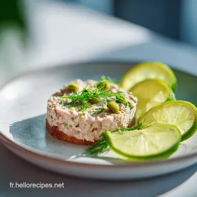 Ap&eacute;ritif Thon Citron Vert en 10 Minutes Fiche recette