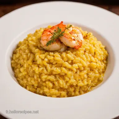 Risotto SaintJacques Poireaux Alpine Chic Meets Seafood Fiche recette