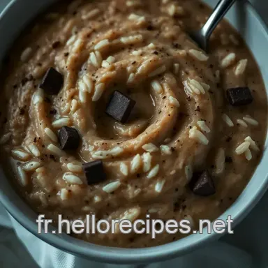 Riz au Lait au Chocolat : Mon Secret de Famille! Fiche recette