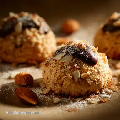 Rochers Sabl&eacute;s aux Amandes Mghabar : La recette authentique qui fond en bouche Fiche recette