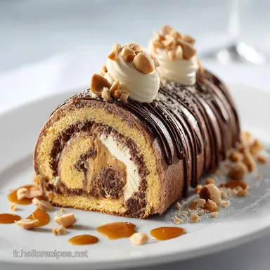G&acirc;teau Roul&eacute; au Beurre de Cacahu&egrave;tes Reeses : La Cr&egrave;me Merveilleuse Fiche recette