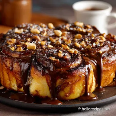 Rouleaux chocolatbeurre de cacahu&egrave;te la brioche roul&eacute;e ultrafondante Fiche recette