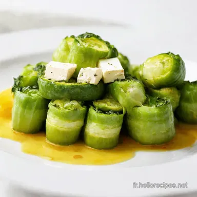 Roul&eacute;s &Eacute;pinards Feta LAp&eacute;ro Chic et Facile