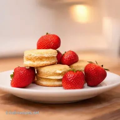 Sabl&eacute;s dAmour Vanille Fraise Faciles SaintValentin Fiche recette