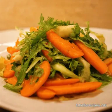 Salade de carotte et concombre Ma recette asiatique rapide Fiche recette