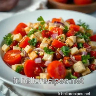 Salade de Boulgour aux Légumes Croquants : Fraîcheur d'Orient Fiche recette