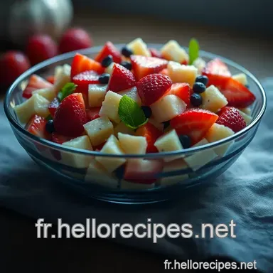 Salade de Fruits d'Été : La Fraîcheur à la Française! Fiche recette